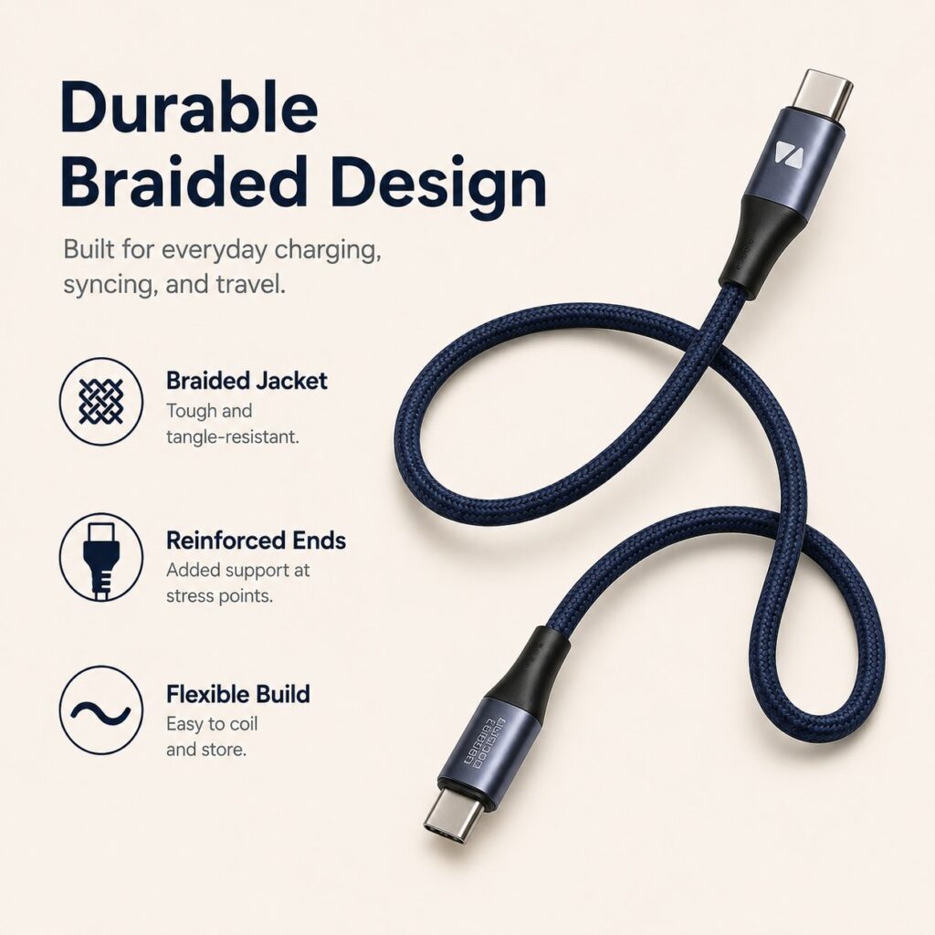 Dual Type-C cable