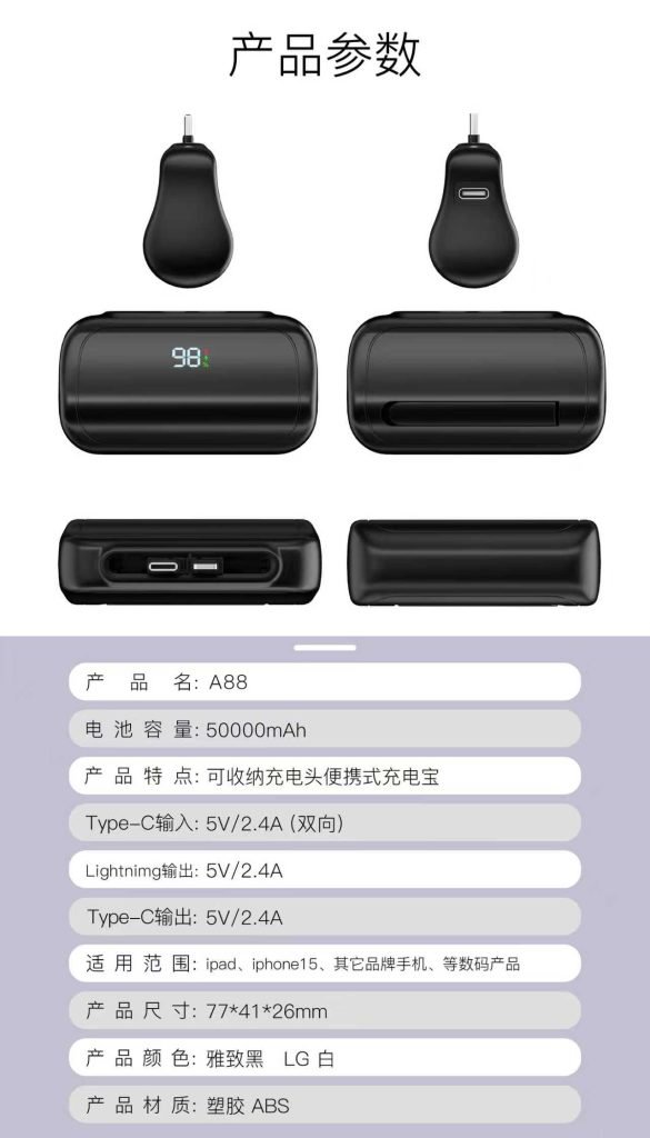 10,000mAh Wireless Power Bank